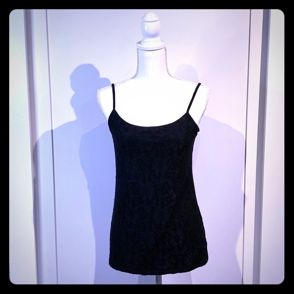 Ann Taylor loft lace tank top